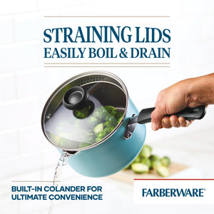 (3 pack) Farberware Easy Clean 12-Piece Nonstick Cookware Set with Cooking Tools - image 6 of 6
