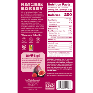 Nature's Bakery Raspberry Fig Bar, 2 oz Twin pack, 18 Count Box — grocery product, view 10