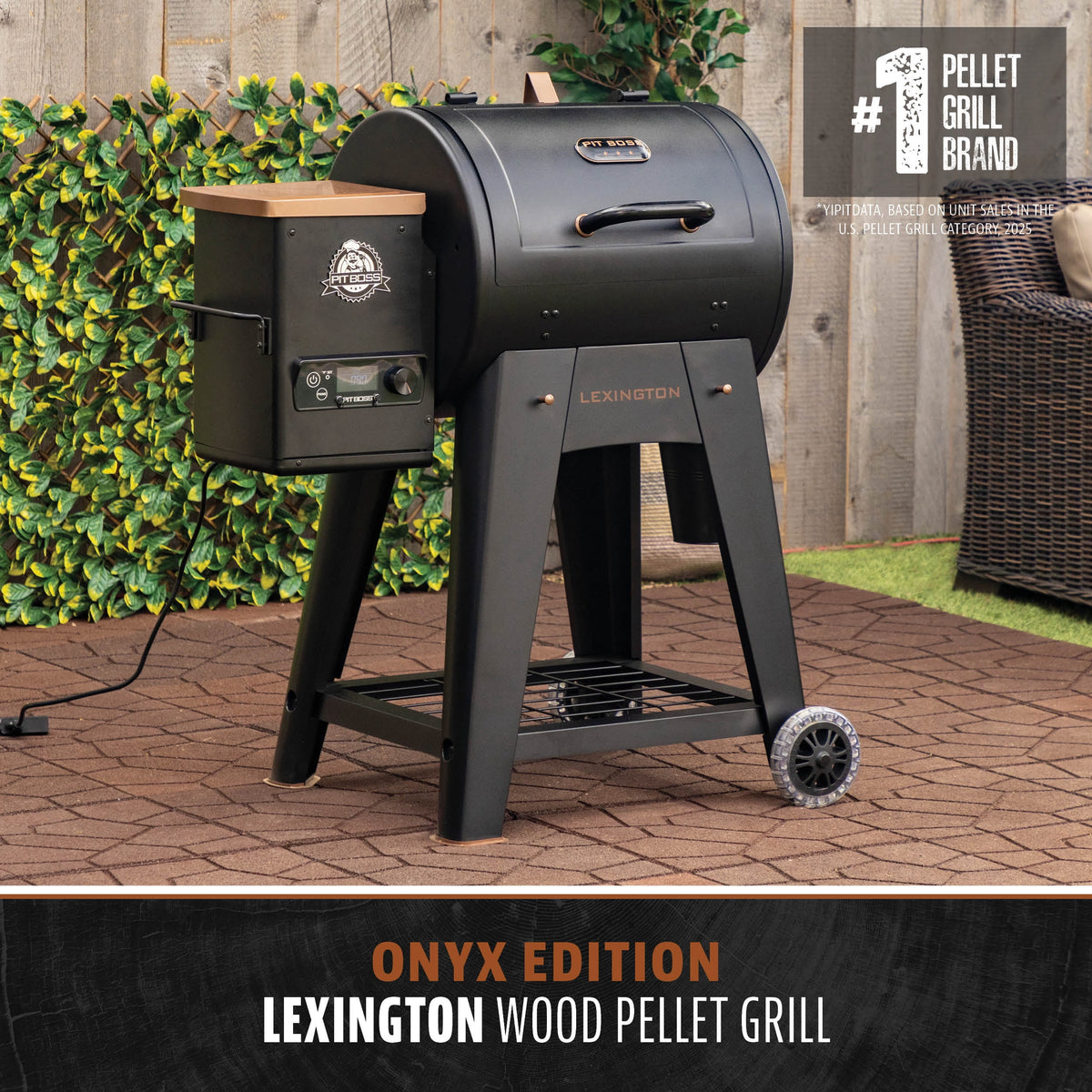 Pit Boss Lexington Wood Fired Pellet Grill and Smoker with Flame Broiler - image 3 of 6