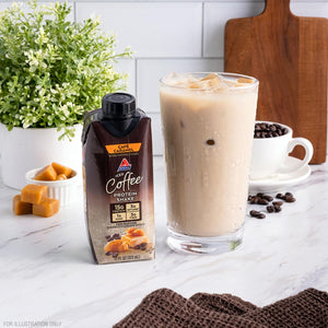 Atkins Café Caramel Iced Coffee Flavor High Protein Shake, 15g of Protein, 1g Sugar — coffee and drinks product, view 6