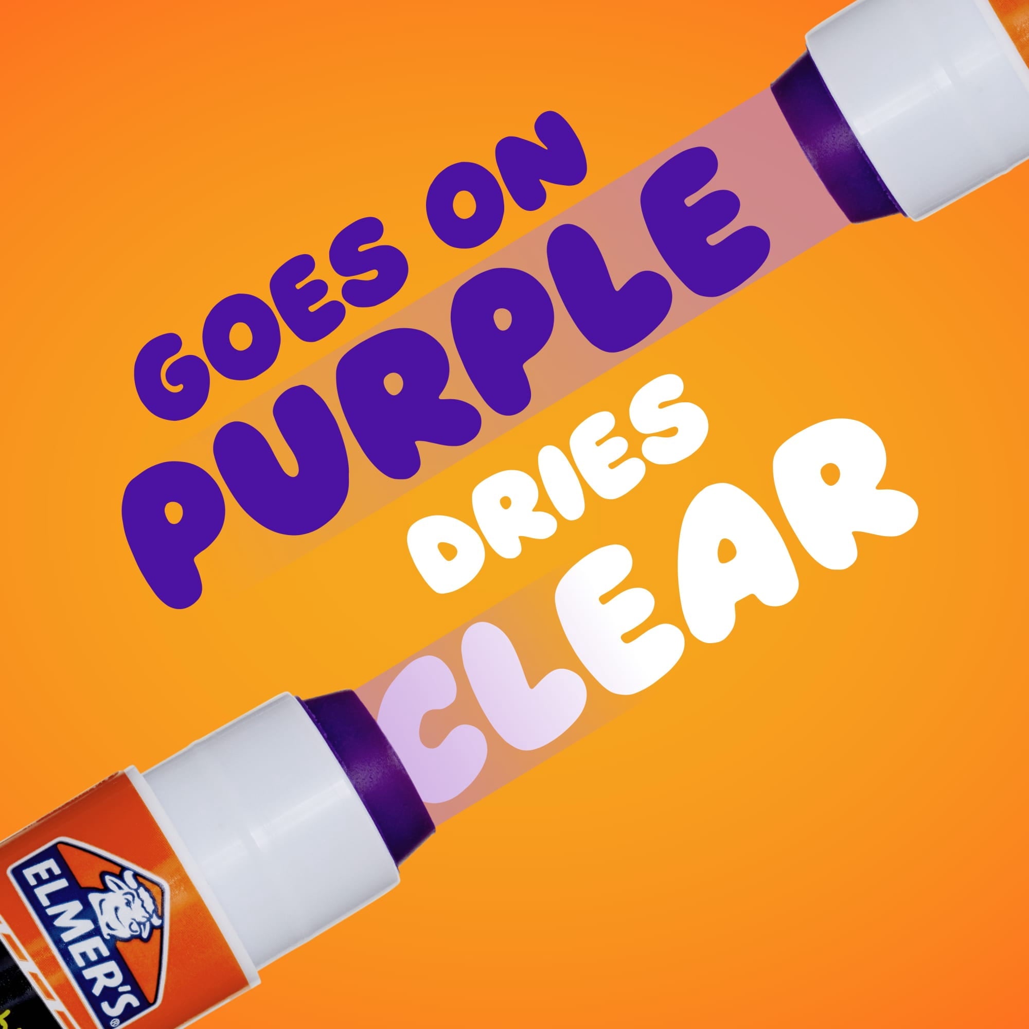 Elmer's Disappearing Purple School Glue Sticks, Washable, 7 Gram, 30 Count — home and garden product, view 2