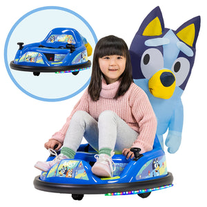 Bluey 6V ImaginAir Ride-On Bumper Car with Inflatable Character - image 2 of 6