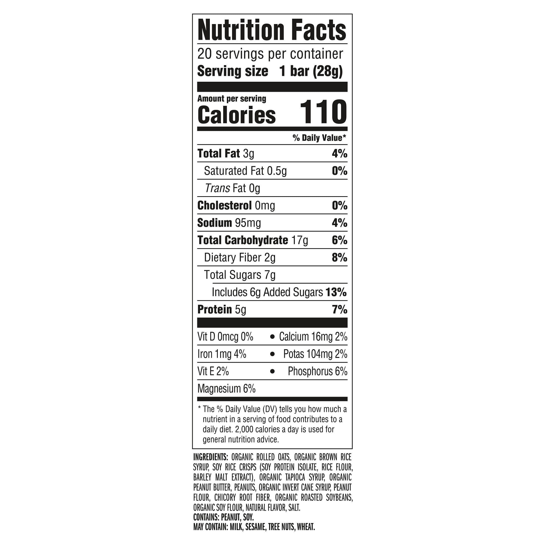 CLIF BAR Minis Crunchy Peanut Butter Flavor Snack-Size Energy Bars, 20ct — grocery product, view 5