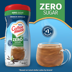 Coffee mate French Vanilla Zero Sugar Powder Coffee Creamer, 10.2 oz — coffee and drinks product, view 3