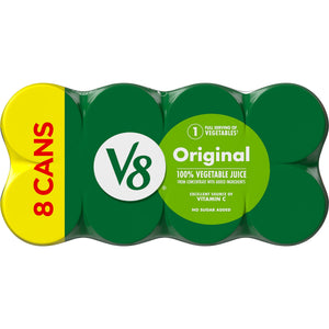 V8 Original 100% Vegetable Juice, 5.5 fl oz Can, 8 Count — coffee and drinks product, view 12