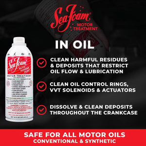 (2 pack) Sea Foam SF16 Motor Treatment Automotive Additive, 16 oz — automotive product, view 6
