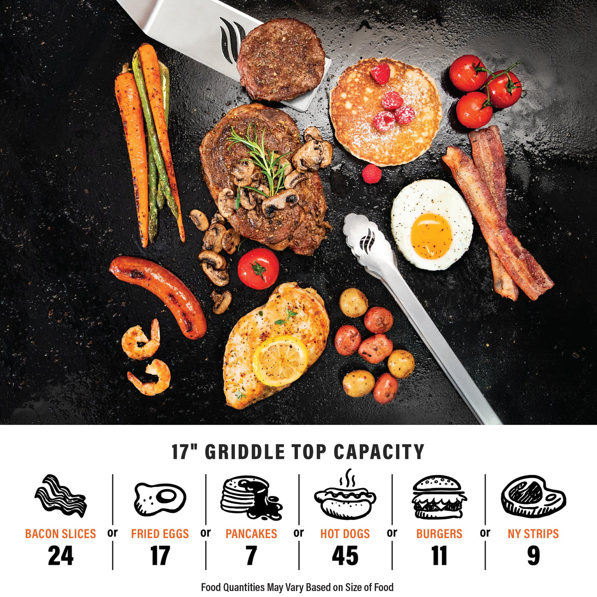 Blackstone Adventure Ready Outdoor Griddle 12500 BTU Steel 267 Square Inch Cooking Area - image 6 of 6