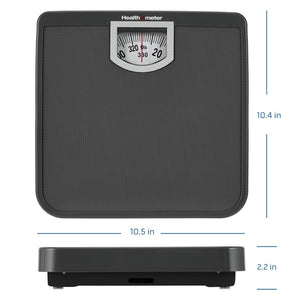 Health o meter Compact Dial Bathroom Scale, 330 lb. Capacity — health and personal care product, view 7
