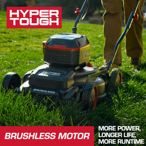 Hyper Tough 2X20V 18-inch Side-Discharge Lawn Mower - image 4 of 6
