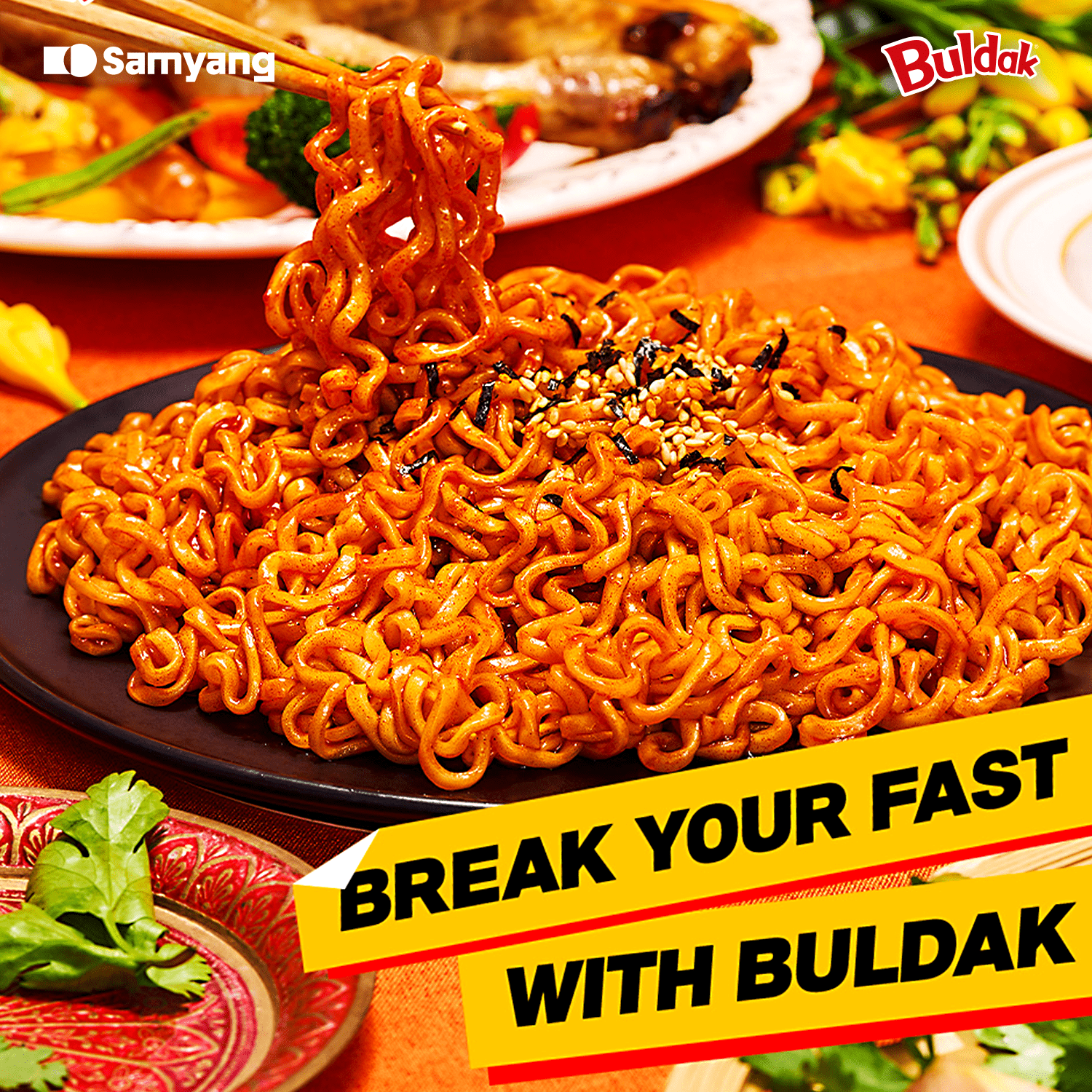 Samyang Buldak Rosé Spicy Chicken Instant Ramen Noodles, 5 Pack, 4.93 oz Bags — grocery product, view 5