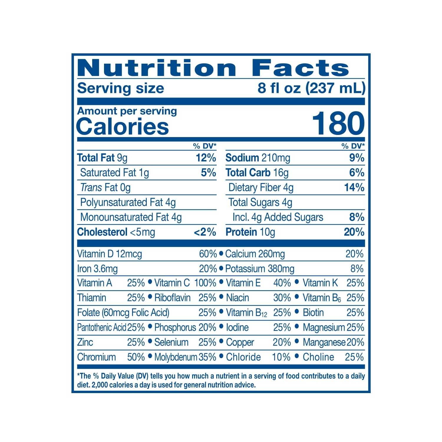 Glucerna Original Diabetic Protein Shake, Homemade Vanilla, 8 fl oz Bottle, 16 Count — sports nutrition product, view 17