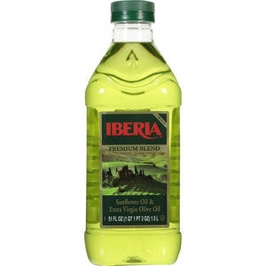 Iberia Premium Blend Sunflower Oil & Extra Virgin Olive Oil 51 fl oz — grocery product, view 4