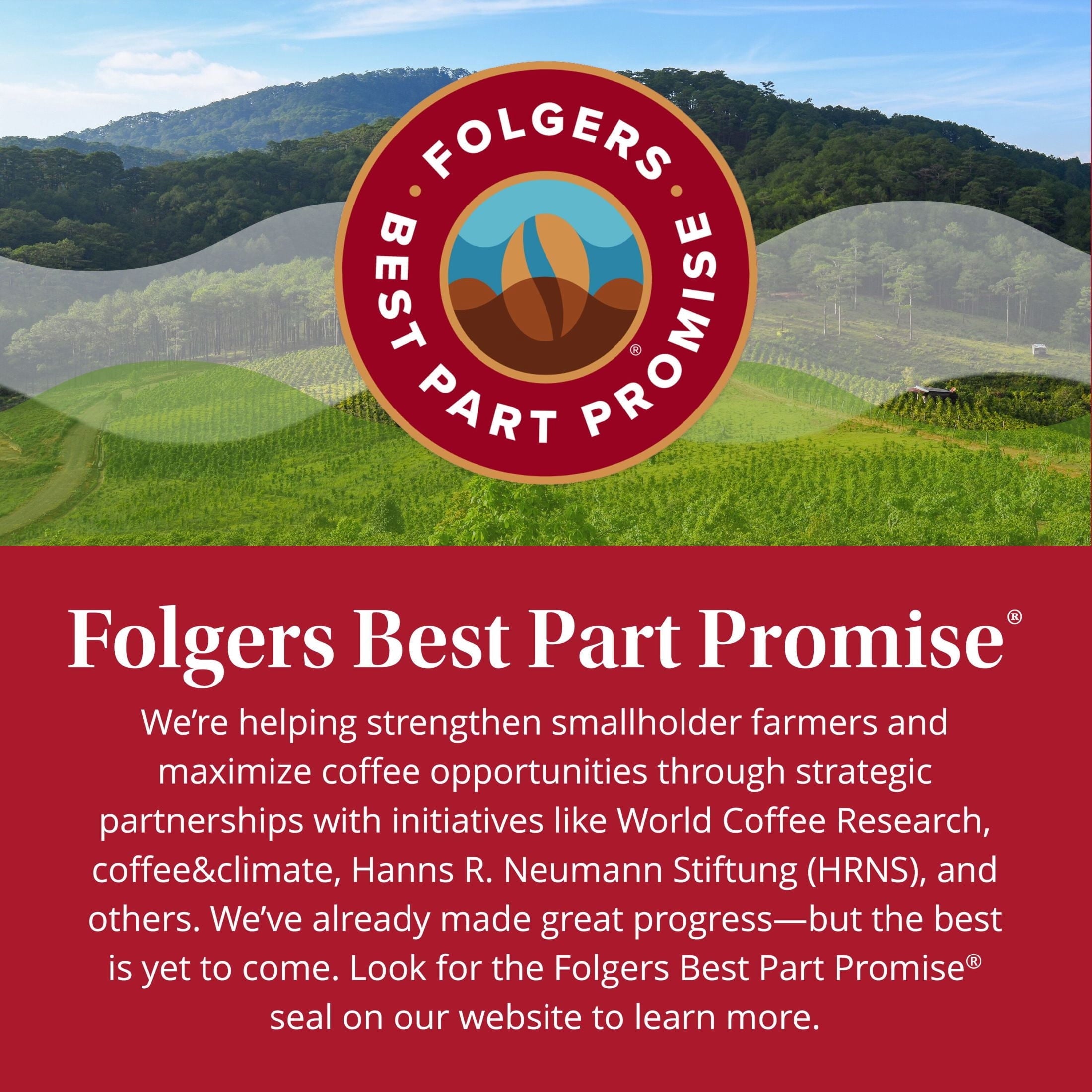 Folgers Classic Roast Ground Coffee, Medium Roast, 25.9 oz Canister — coffee and drinks product, view 6
