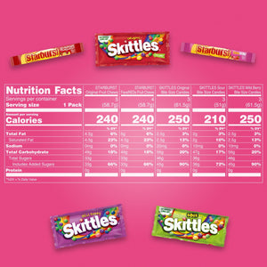 Mars Mixed Skittles & Starburst Variety Pack Chewy Candy Assortment -18 Bars Box — grocery product, view 8