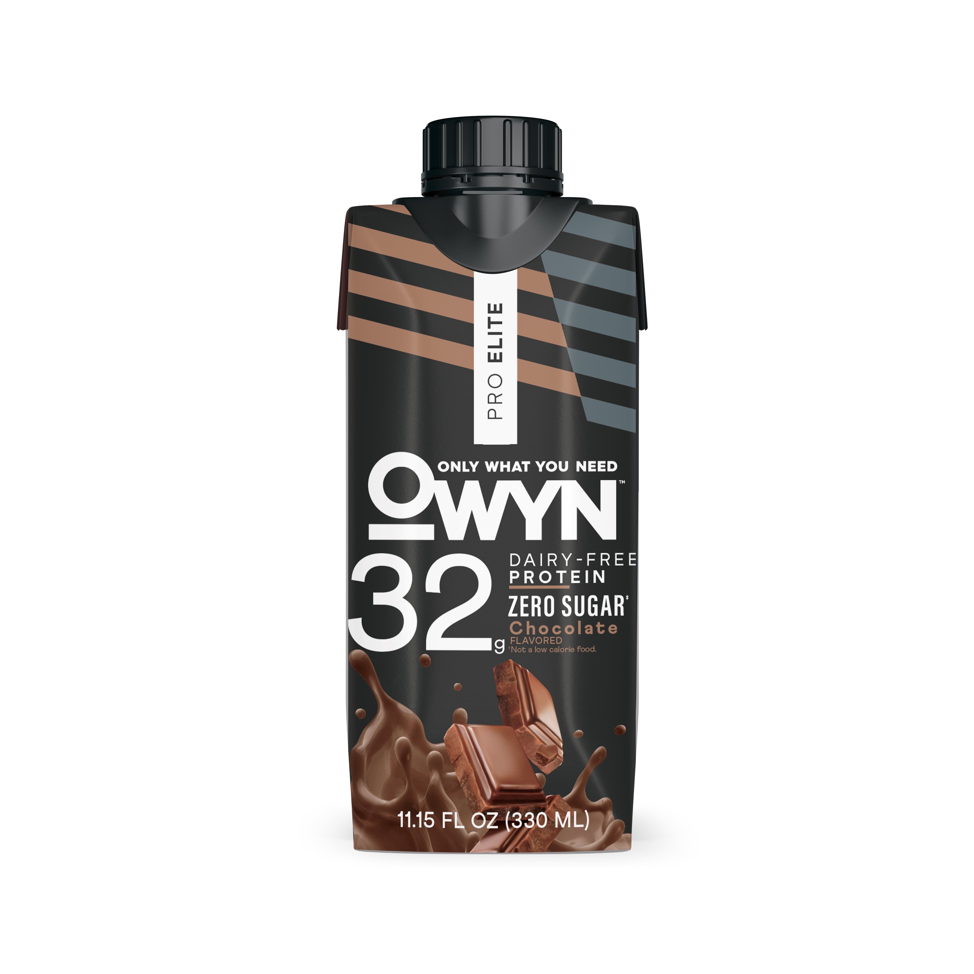 (3 pack) OWYN 32g Pro Elite Chocolate Flavored Protein Shake - 11.15 fl oz, 4 Count — sports nutrition product, view 4