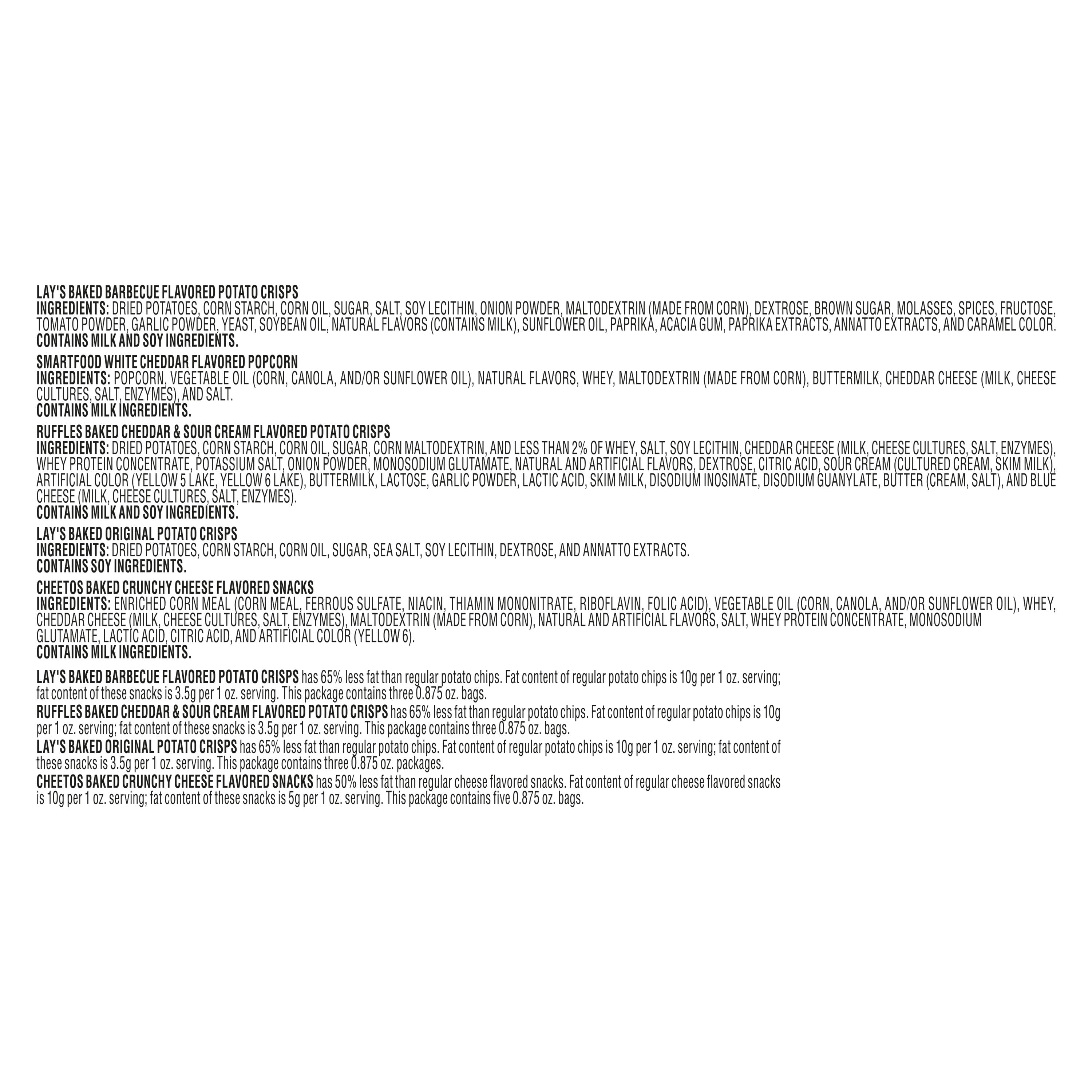 Frito-Lay Baked and Popped Mix Variety pack Snack Chips, 18 Count Multipack — grocery product, view 9