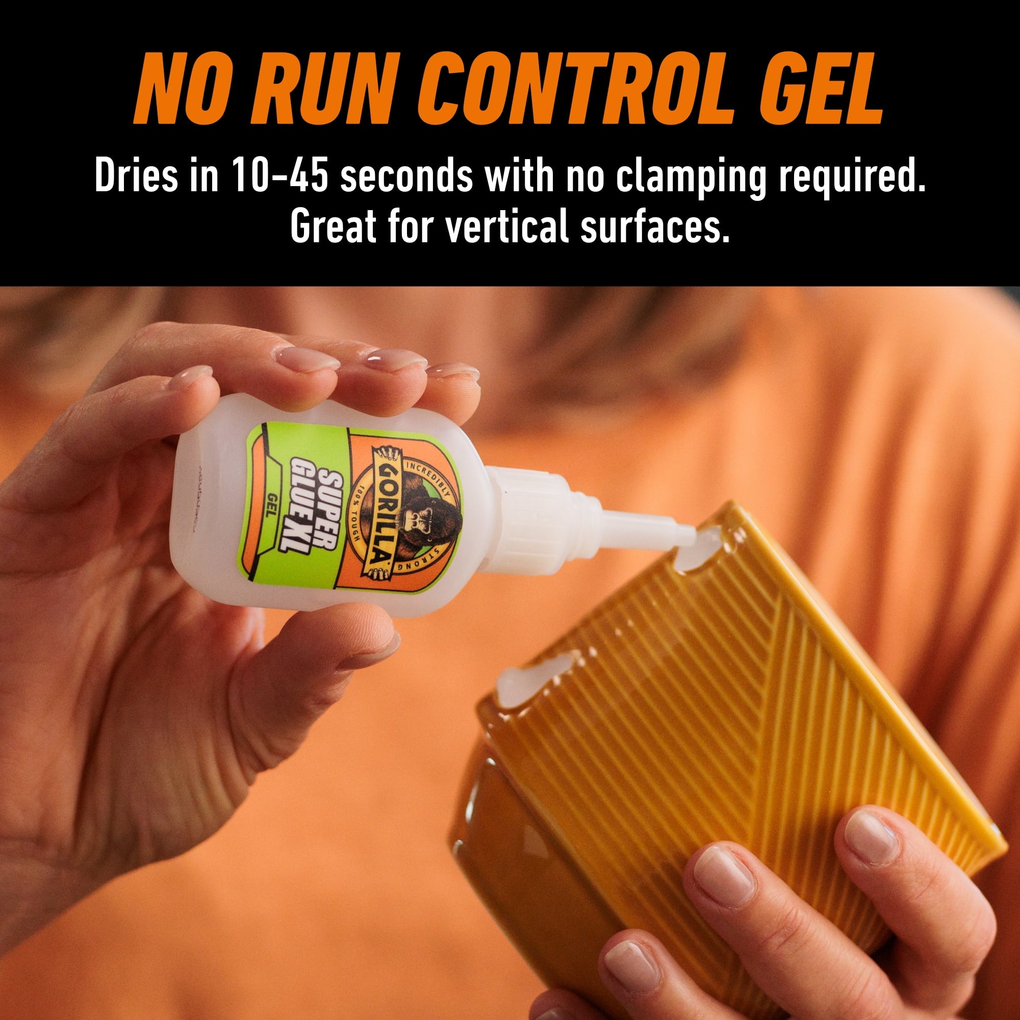 Gorilla Glue Super Glue Gel (15g) Clear Color, Pack of 1 — home and garden product, view 4