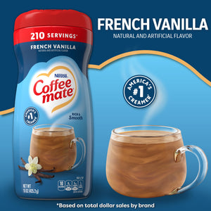 Coffee mate French Vanilla Powder Coffee Creamer, 15 oz — coffee and drinks product, view 3