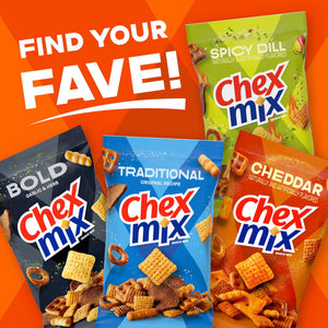 Chex Mix Cheddar Snack Mix, Salty Snacks Tub, 20 oz — grocery product, view 7