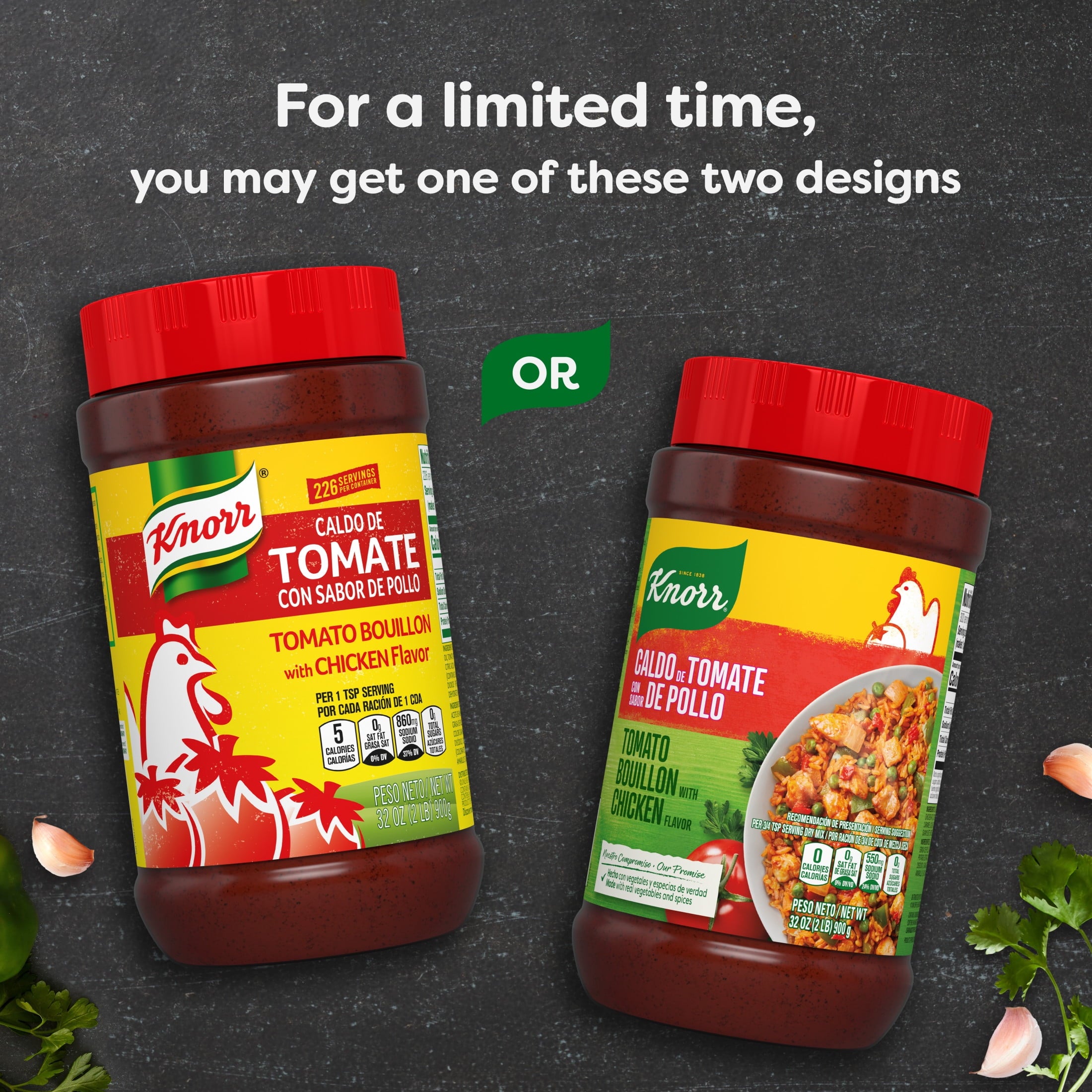 Knorr Granulated Tomato with Chicken Flavor Bouillon Powder, 32 Oz Jar — grocery product, view 3