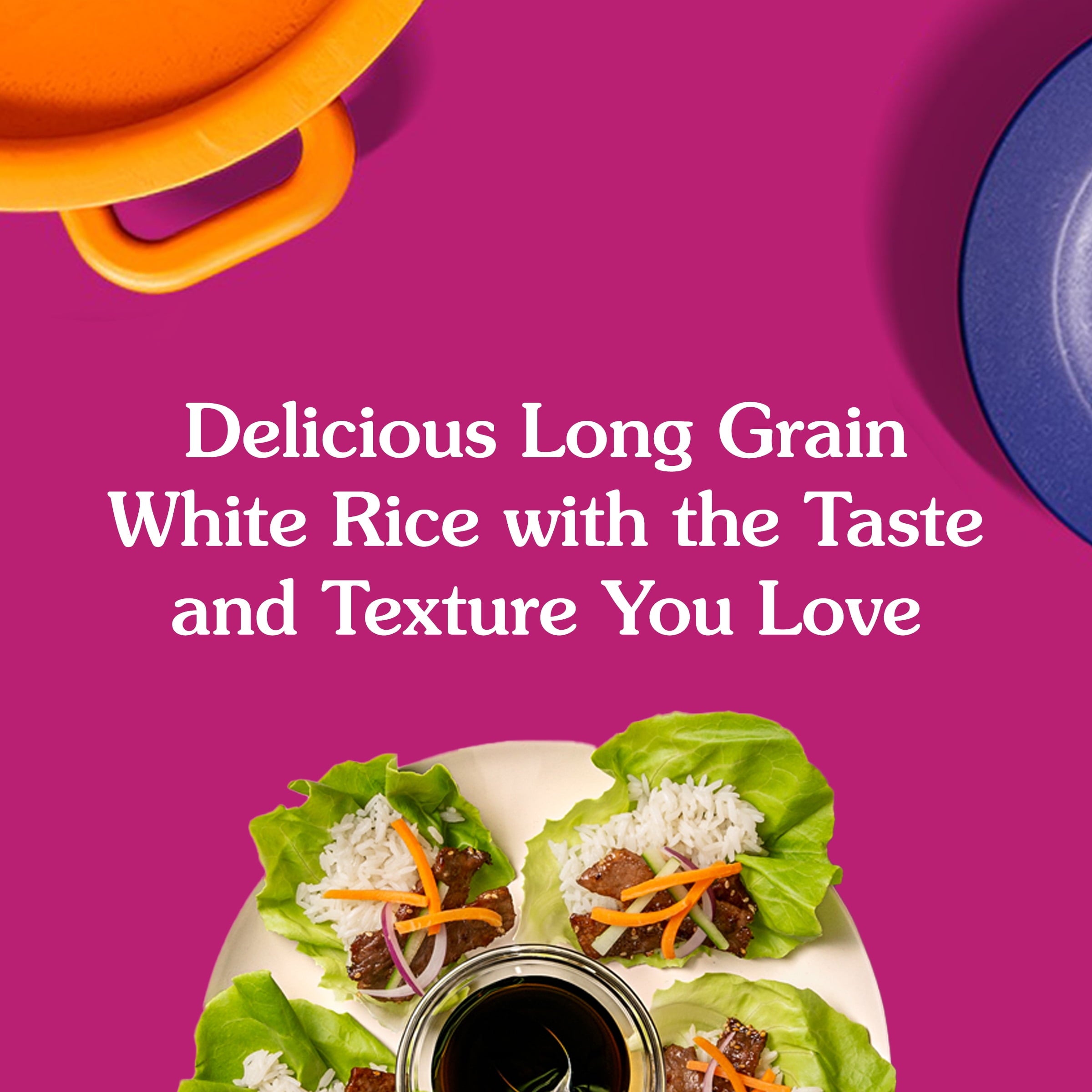 BEN'S ORIGINAL Enriched Long Grain White Rice, Parboiled Rice, 5 LB Bag — grocery product, view 3