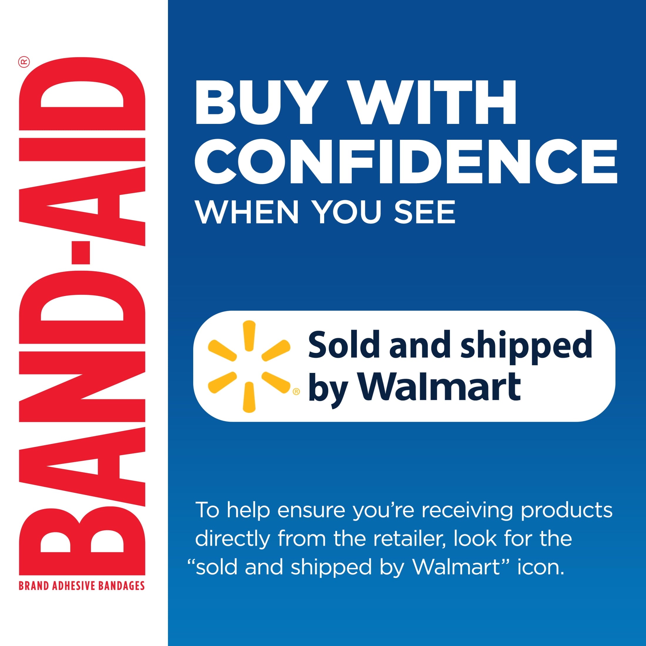 Band-Aid Brand Flexible Fabric Adhesive Bandages, Assorted, 100 Count — health and personal care product, view 3