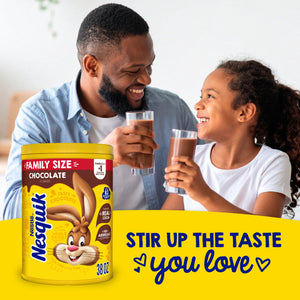 Nestle Nesquik Chocolate Flavor Powder Stir In Drink Mix Canister, 38 oz Canister — coffee and drinks product, view 4