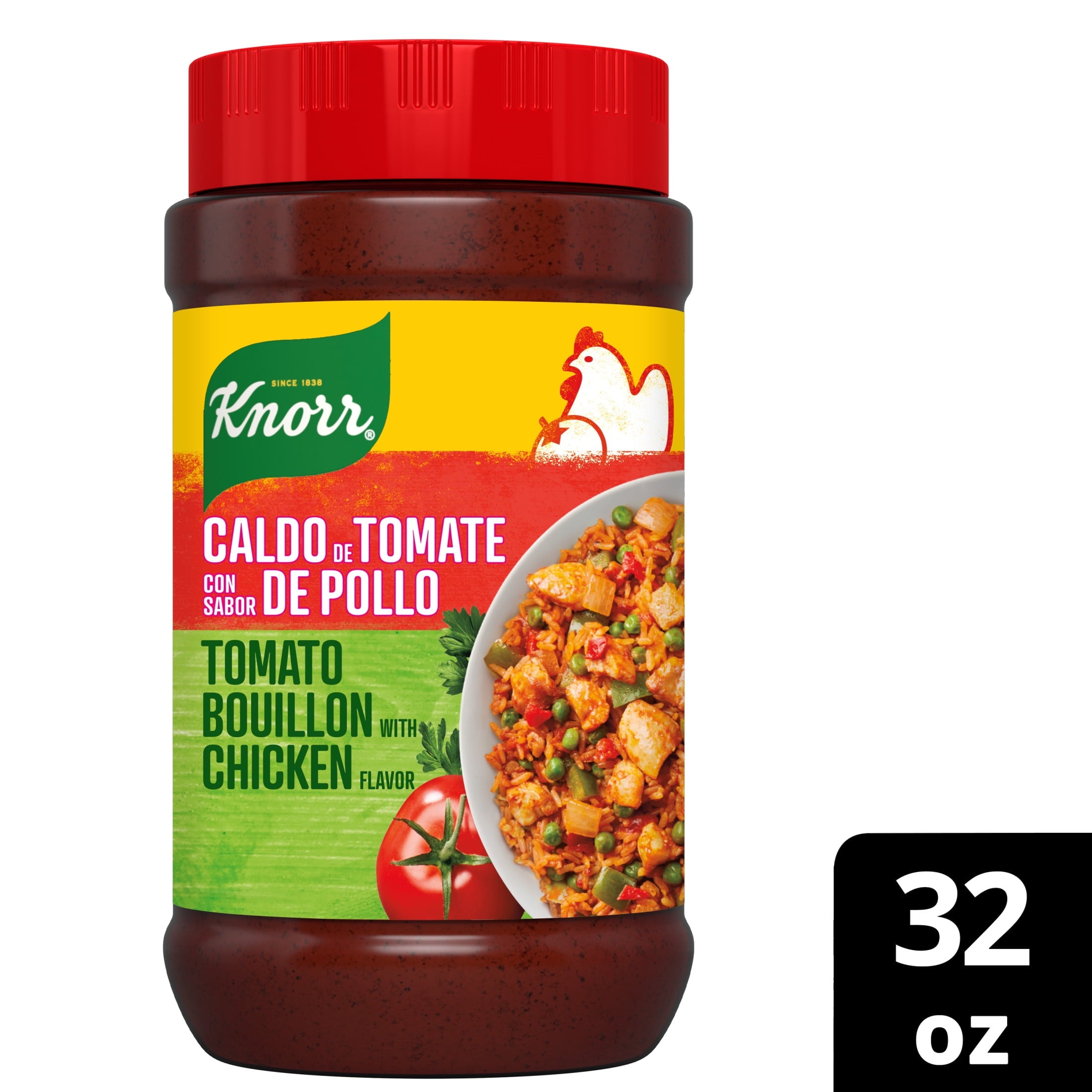 Knorr Granulated Tomato with Chicken Flavor Bouillon Powder, 32 Oz Jar — grocery product, view 2
