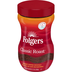 Folgers Classic Roast Instant Coffee, 12 oz Jar — coffee and drinks product, view 9