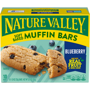 Nature Valley Soft Baked Muffin Bars, Blueberry, Snack Bars, 10 Bars, 12.4 oz — grocery product, view 4