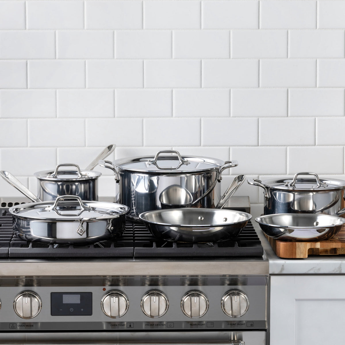 All-Clad D3 Stainless 3-ply Bonded Cookware Set - image 4 of 6