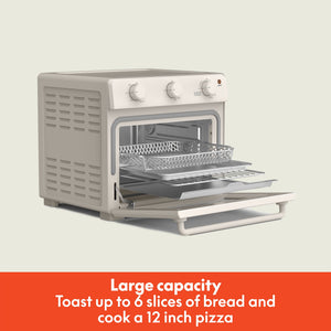 bella 6-Slice Air Fry Toaster Oven with 7 Preset Cooking Options and EverGood™ Nonstick Coated Trays - image 2 of 6