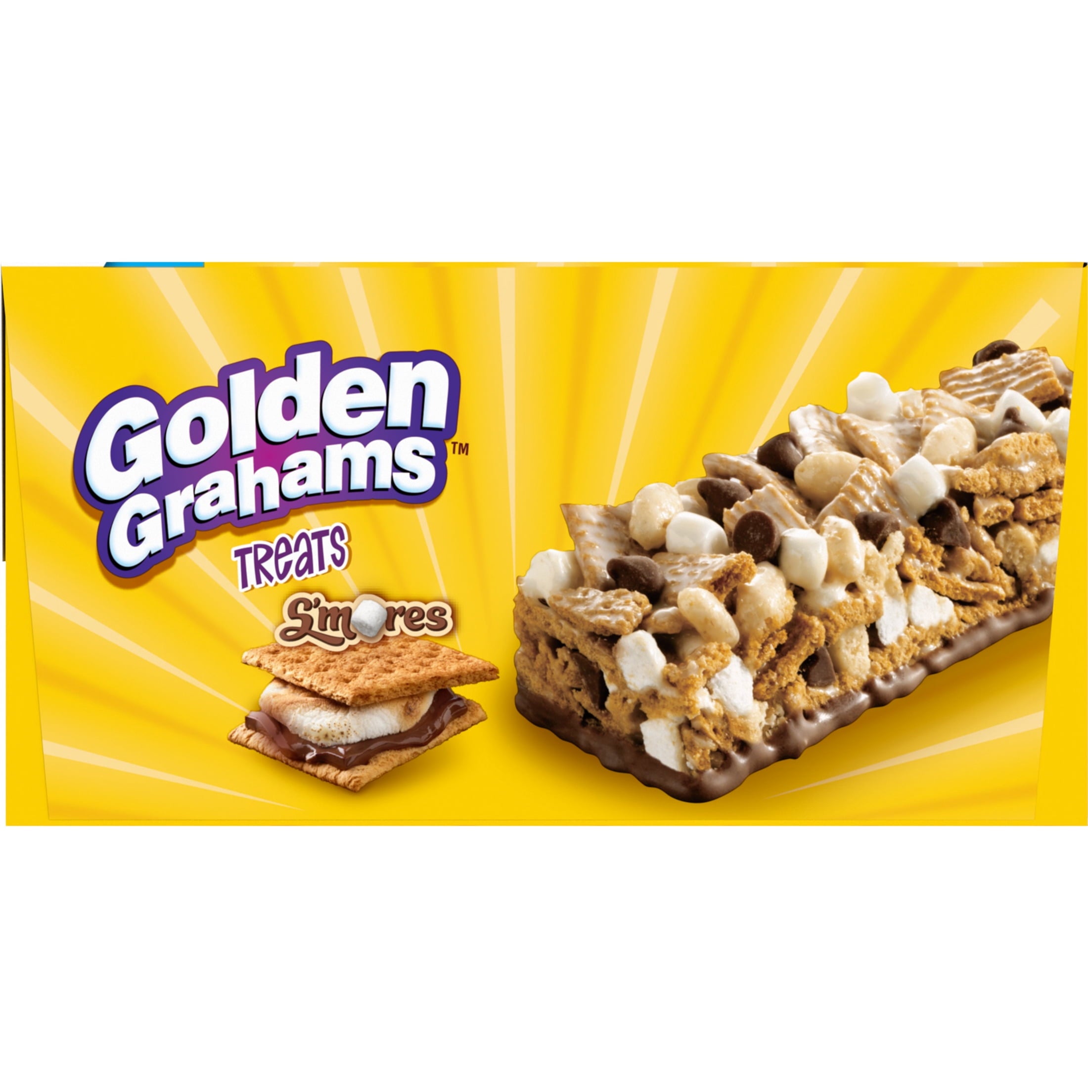 Golden Grahams Cereal Treat Bars, S'mores, Snack Bars, Value Pack, 16 Count, 16.96 oz — grocery product, view 8
