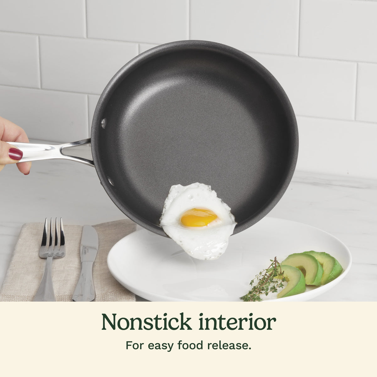 Cuisinart Chefâ€™s Classic Nonstick Hard Anodized Cookware Set - image 3 of 6