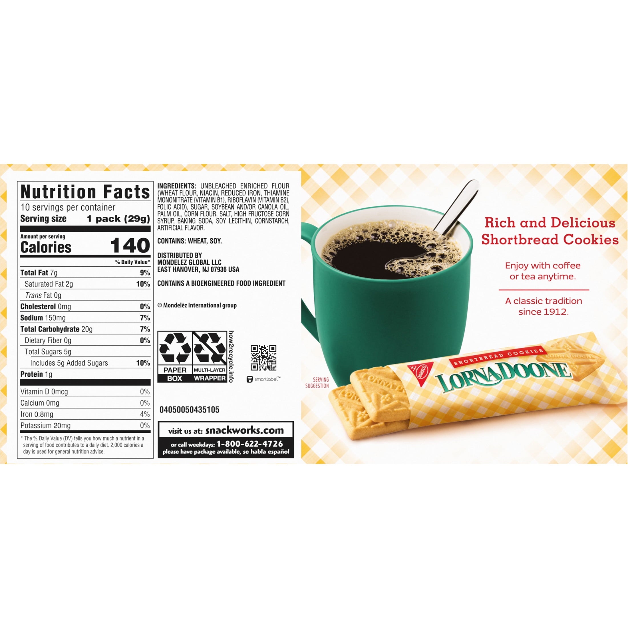 Lorna Doone Shortbread Cookies, 10 Snack Packs (4 Cookies Per Pack) — grocery product, view 14
