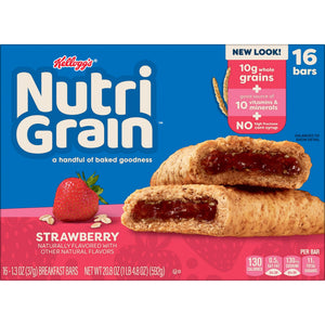 Nutri-Grain Breakfast Bars, Made with 10g Whole Grains, Snack Bars, Strawberry, 20.8oz Box — grocery product, view 10