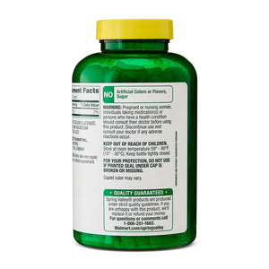 Spring Valley Potassium Dietary Supplement Caplets for Heart Health, 99 mg, 500 Count Value Size — supplement pack, view 8
