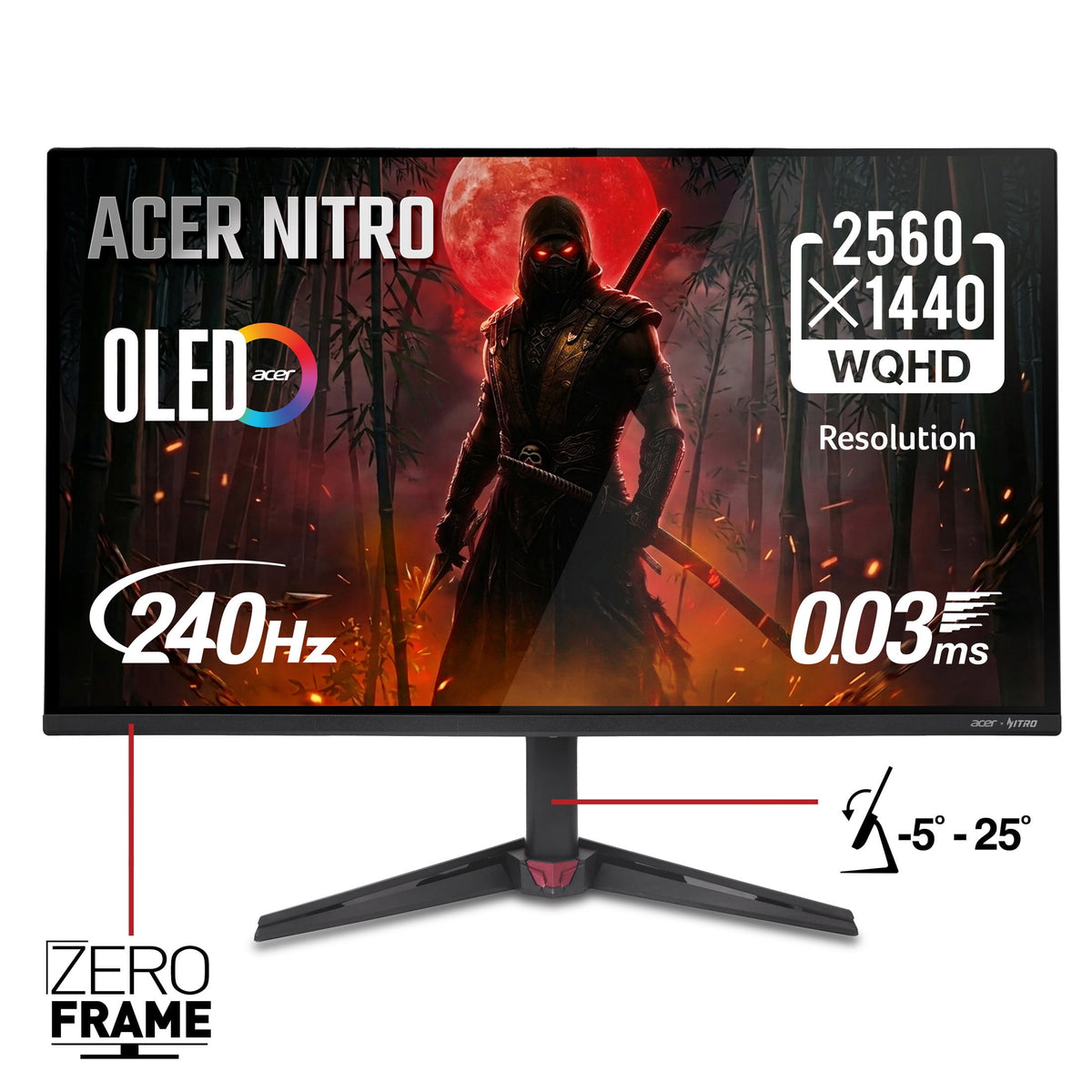 Acer Nitro 27" WQHD (2560 x 1440) QD-OLED Gaming Monitor