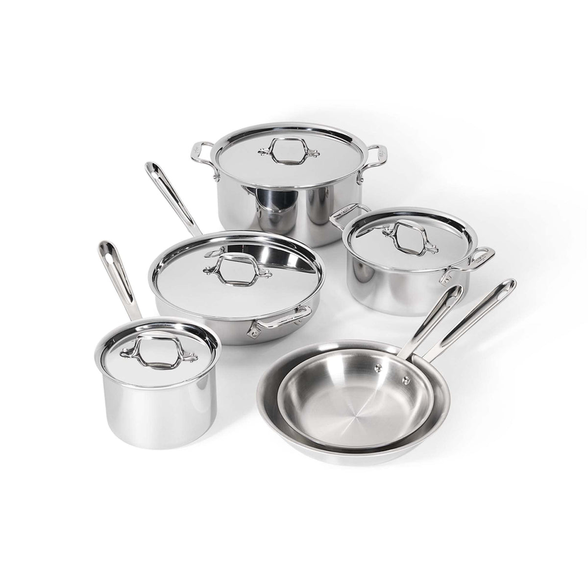 All-Clad D3 Stainless 3-ply Bonded Cookware Set