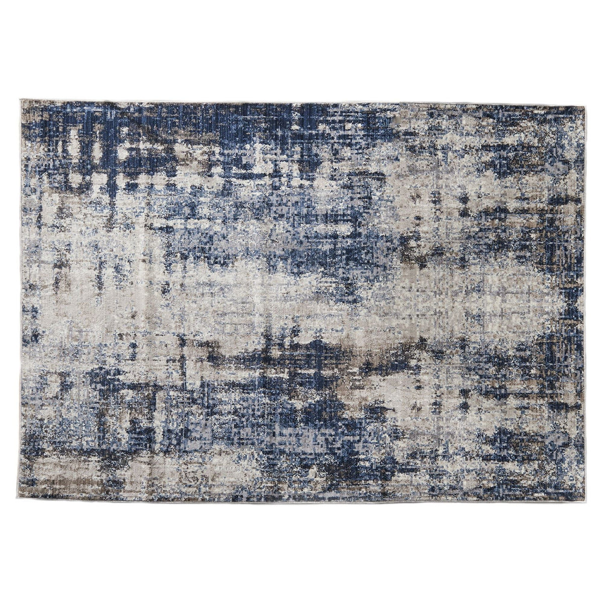 Better Homes & Gardens Navy Abstract Indoor Area Rug