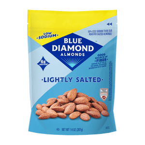 Blue Diamond Almonds, Lightly Salted Low Sodium Snack Nuts For Gluten Free Snacking, 14 oz. — grocery product