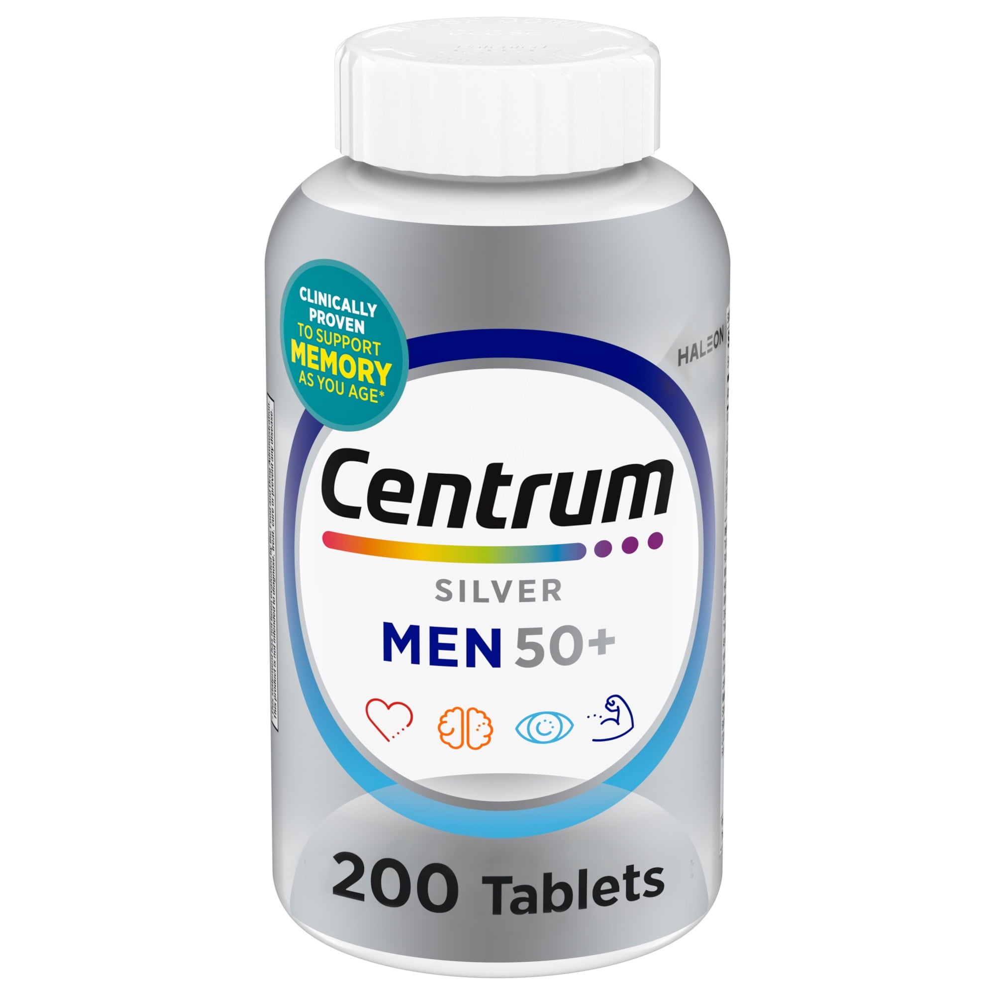 Centrum Silver Mens 50 Plus Multivitamin With Vitamin B & D3, 200 Count — supplement pack