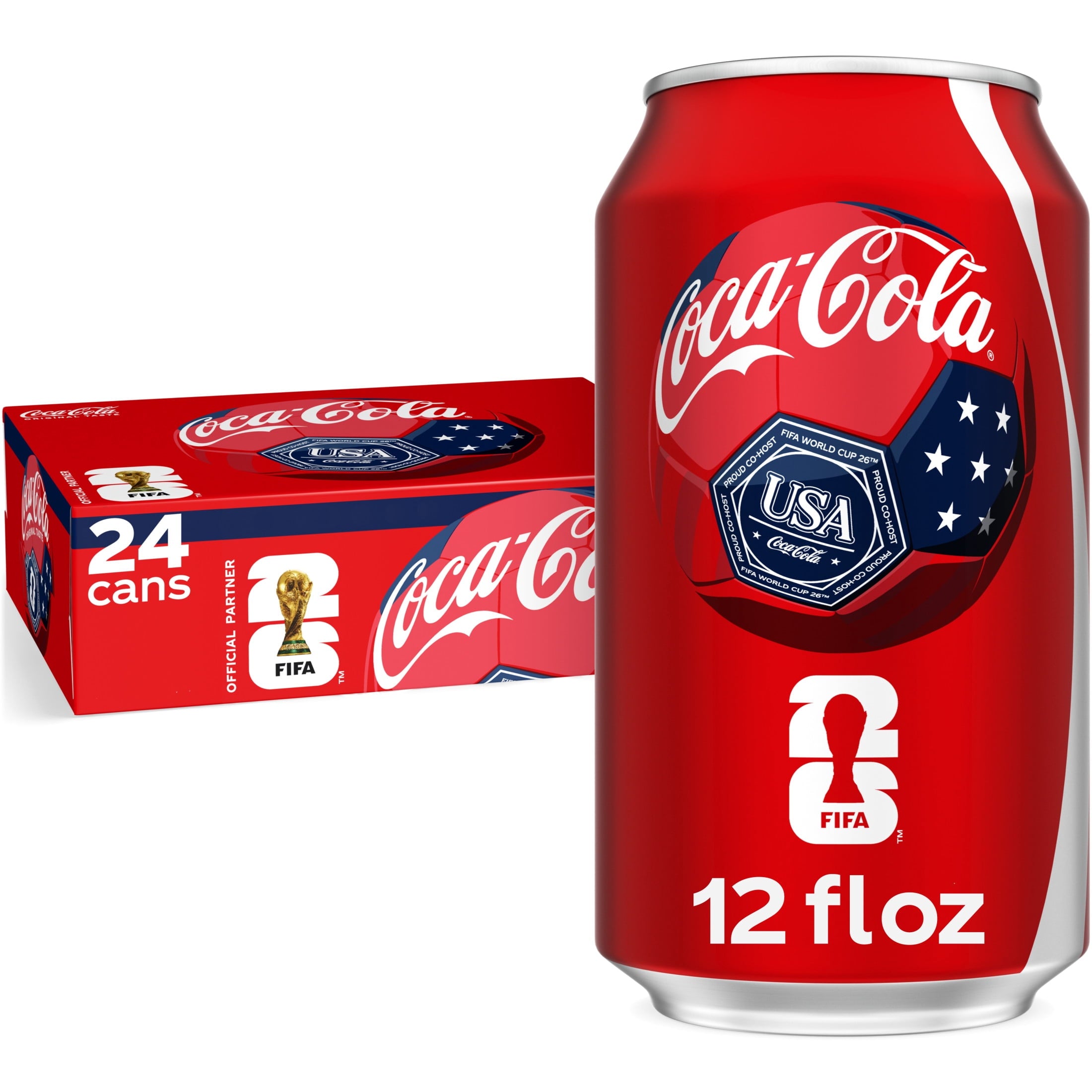 Coca-Cola Soda Pop Cans, 12 fl oz, 24 Pack — coffee and drinks product