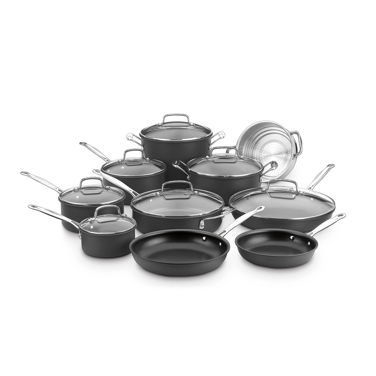 Cuisinart Chefâ€™s Classic Nonstick Hard Anodized Cookware Set