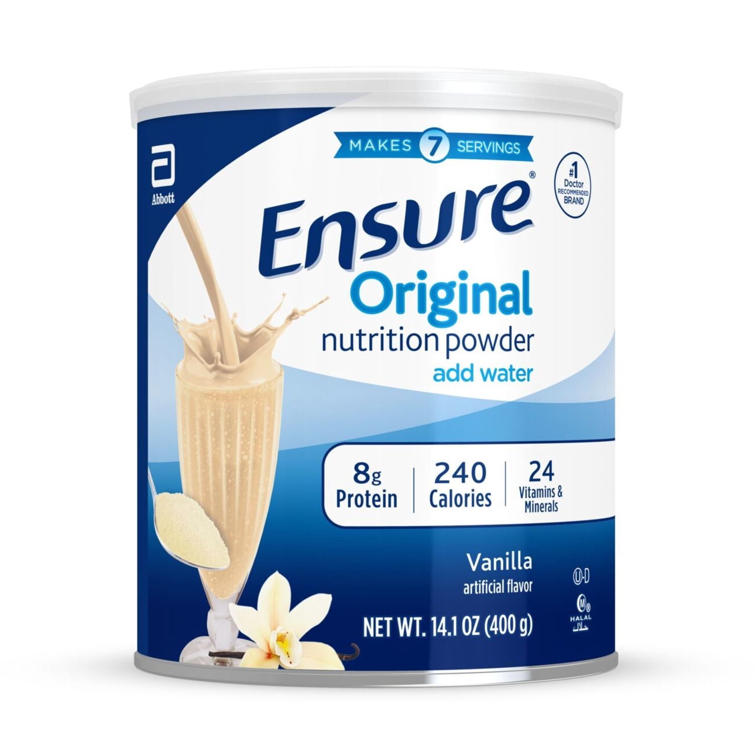 Ensure Original Vanilla Nutrition Powder, Protein Powder, 14.1 oz — sports nutrition product