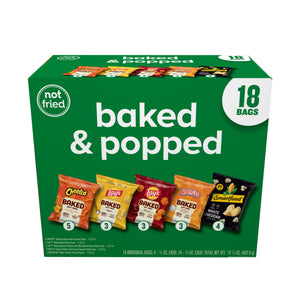 Frito-Lay Baked and Popped Mix Variety pack Snack Chips, 18 Count Multipack — grocery product