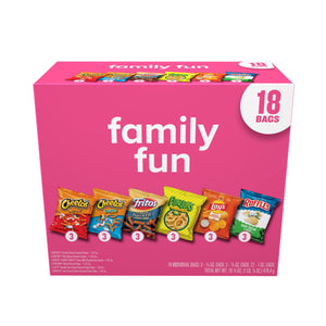 Frito Lay Family Fun Variety Pack Snacks Chips, 18 Pack — grocery product