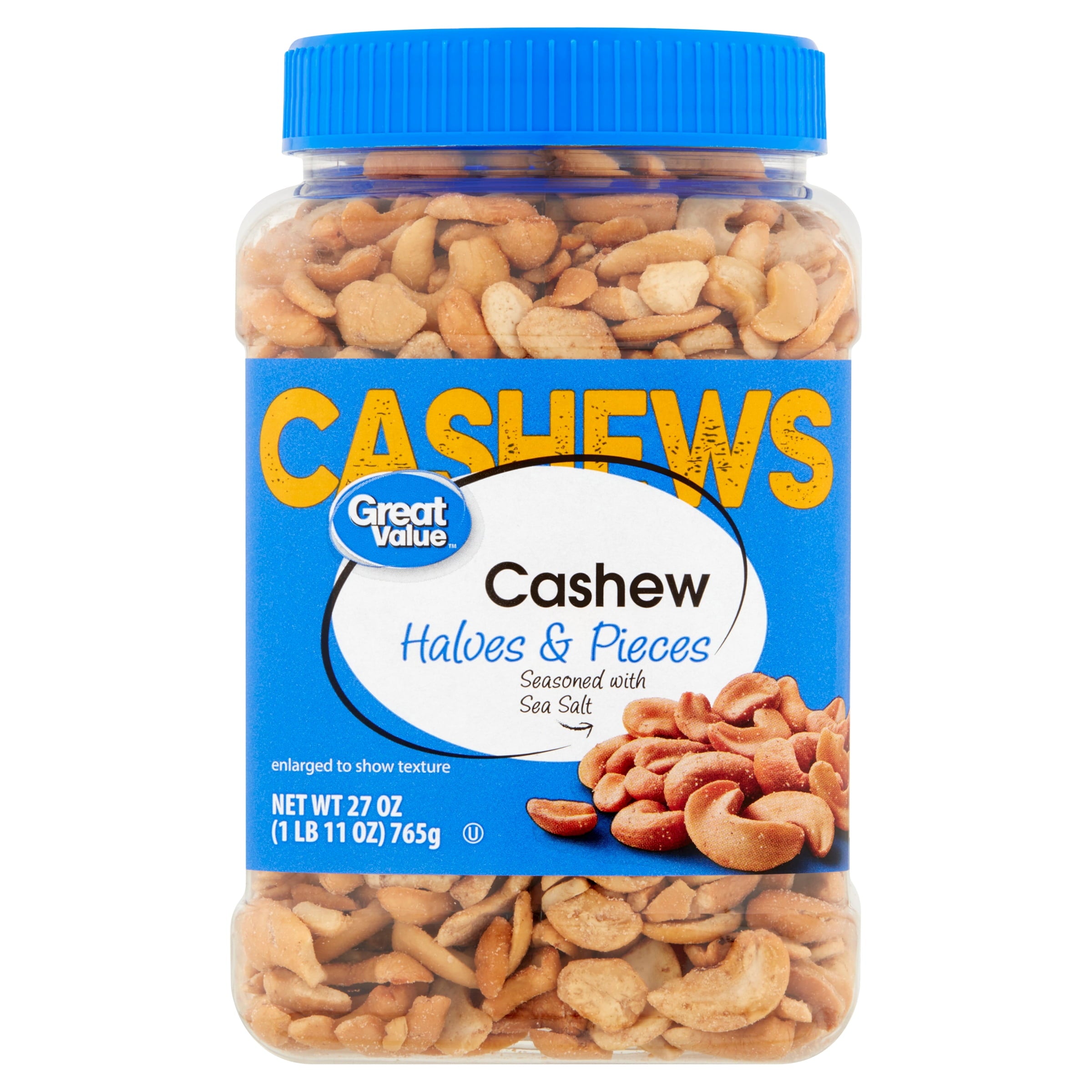 Great Value Cashew Halves & Pieces, 27 oz — grocery product