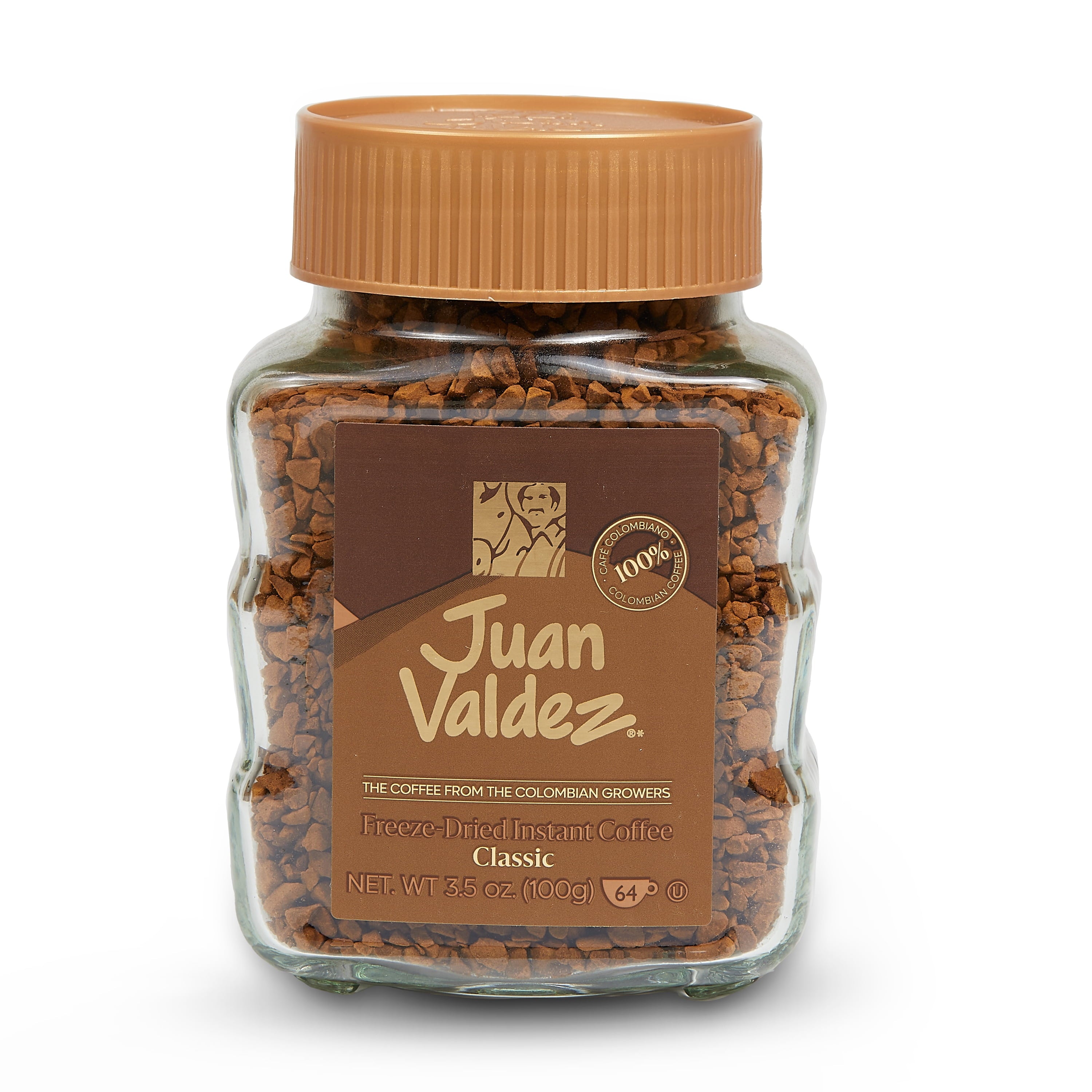 Juan Valdez Classic Freeze-Dried Instant Coffee – Premium Colombian, 3.52 oz — coffee and drinks product