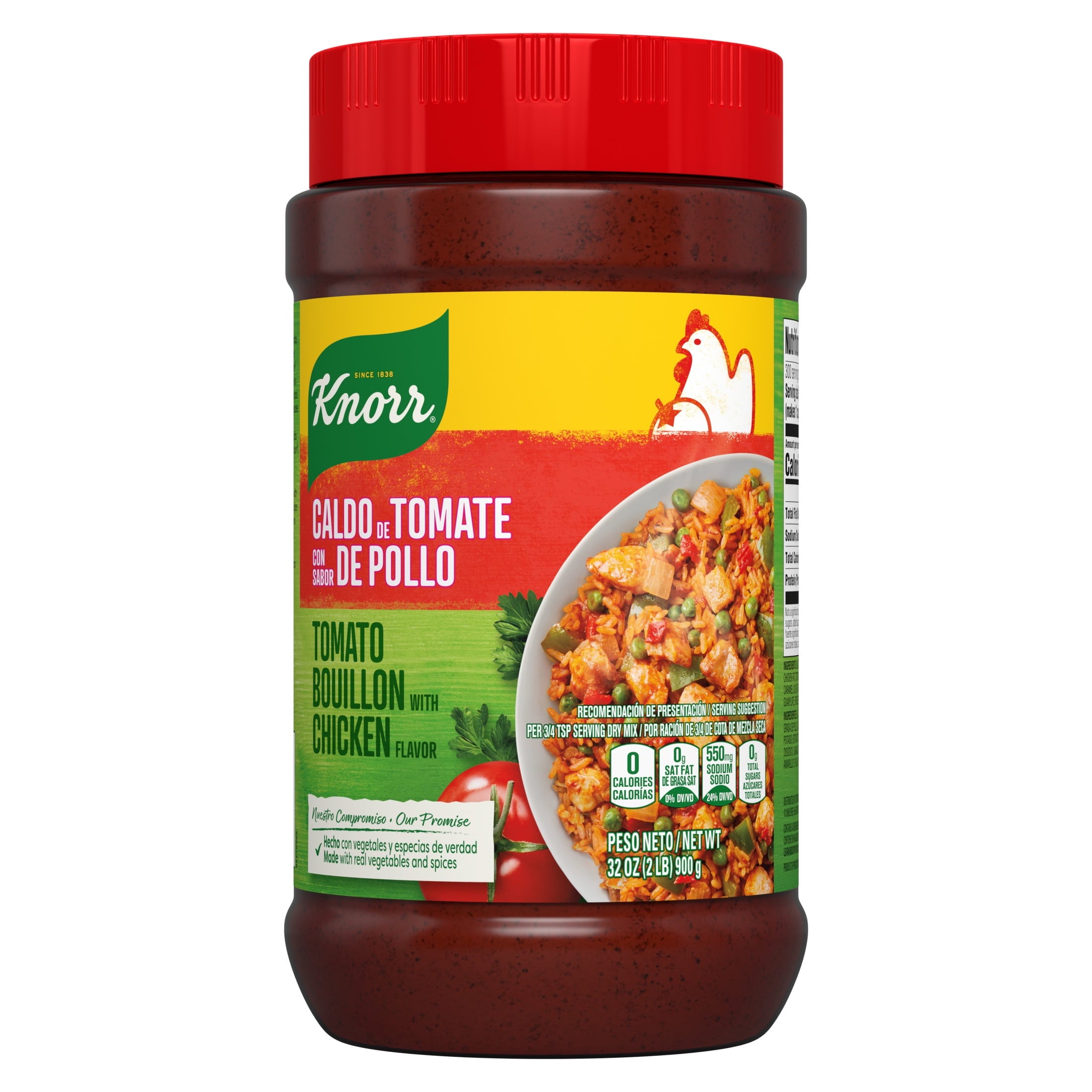 Knorr Granulated Tomato with Chicken Flavor Bouillon Powder, 32 Oz Jar — grocery product